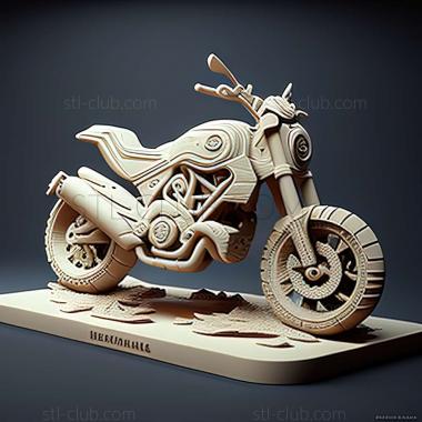 3D модель Ducati Scrambler Desert Sled (STL)